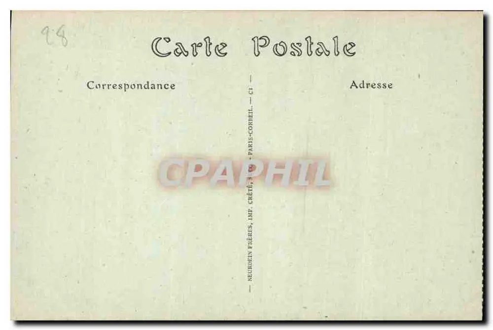 Catedral de Chartres — Torre do Coro (século XVI) — Neurouzin Frères, Impr. Créteil, n°32 - Verso