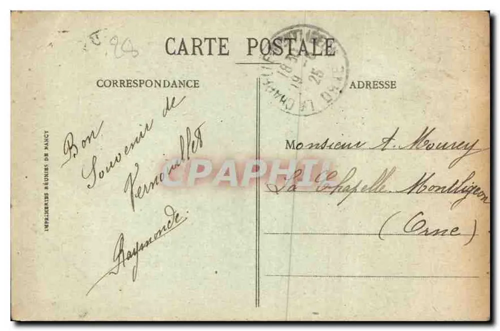 Kapelle Saint-Louis — Grabmal von Louis Philippe — Ch. Foucault, Verlag, Dreux - Rückseite