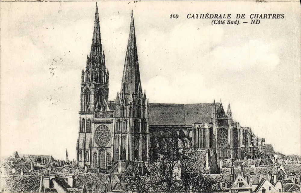 Catedral de Chartres — Lado Sul — ND - Frente