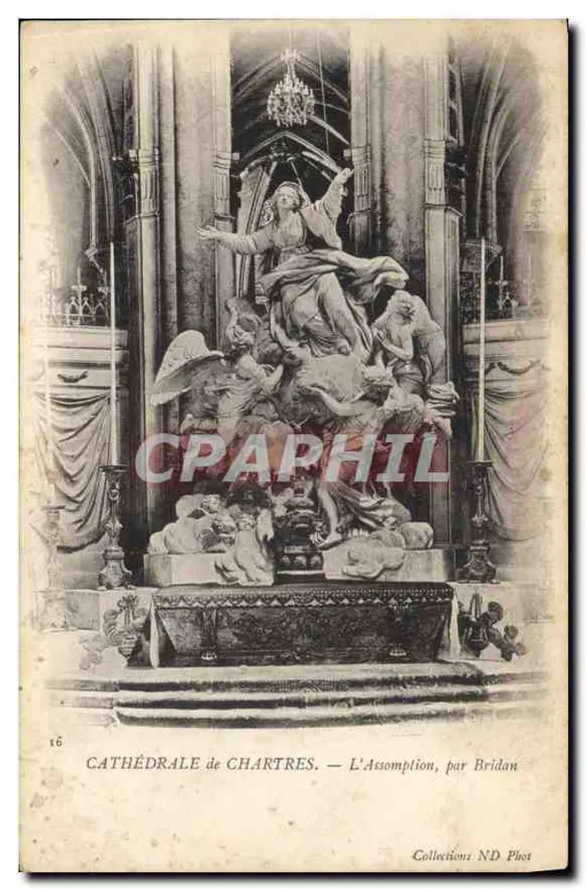 Catedral de Chartres — A Assunção, por Bridan — Coleção ND Phot - Frente