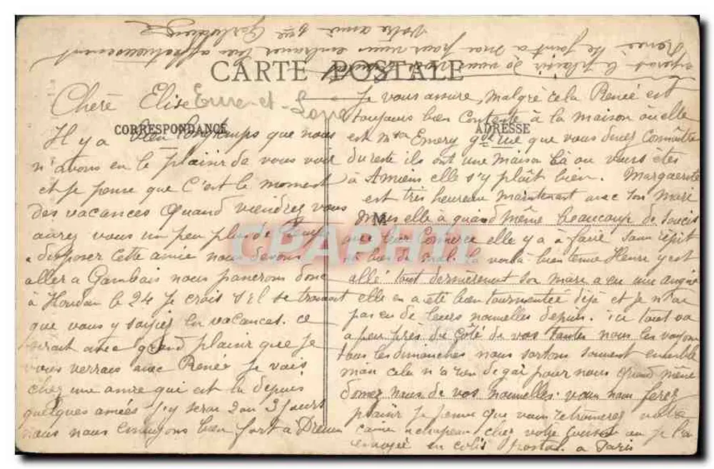 Dreux - Kapelle St-Louis - Grabmal von Louis-Philippe — Ch. Foucault, Verlag, Dreux - Rückseite