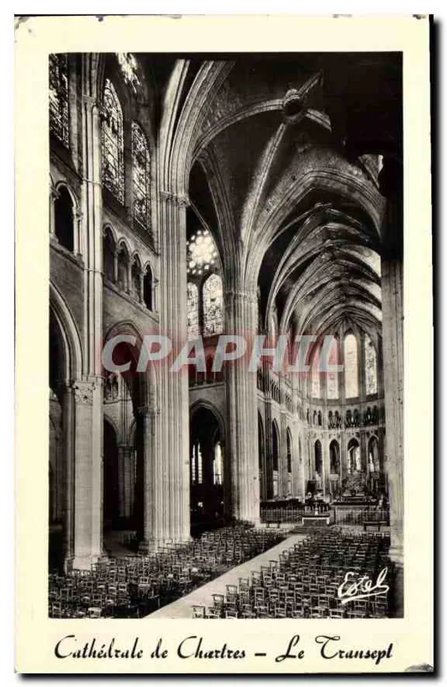 Catedral de Chartres — O Transepto — Editor Lavelle & Cie - Frente
