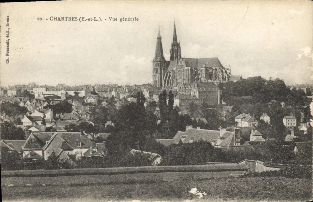 Chartres (E.-et-L.) - Vista geral — Ch. Fosscault, Adi. Dreu - Frente