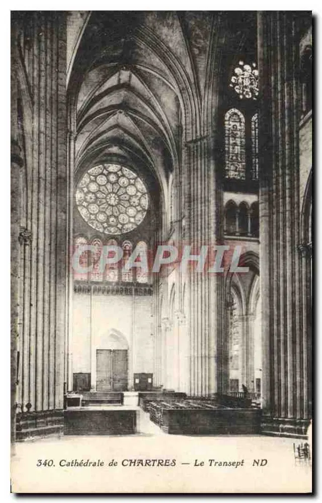 Catedral de CHARTRES — O Transepto da Nossa Senhora — 340 - Frente