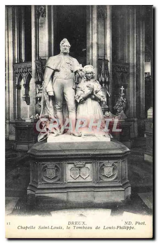 Chapelle Saint-Louis — Grabmal von Louis-Philippe — ND. Phot. Dreux - Vorderseite