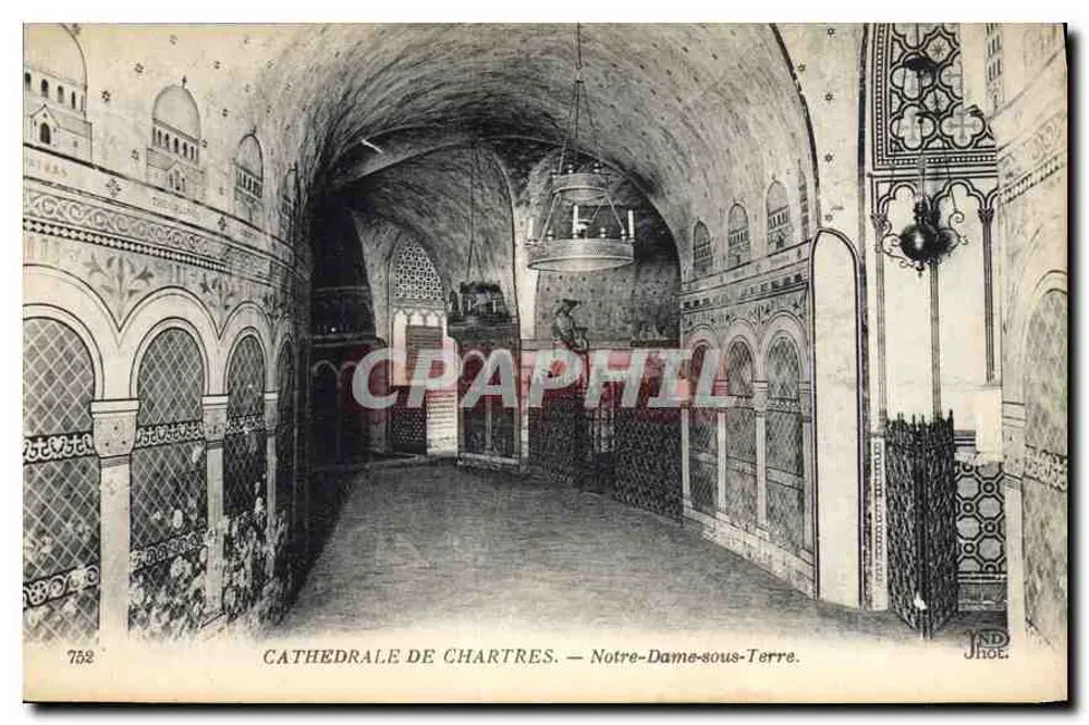 Catedral de Chartres — Notre-Dame-sous-Terre — JHOE, n°752 - Frente
