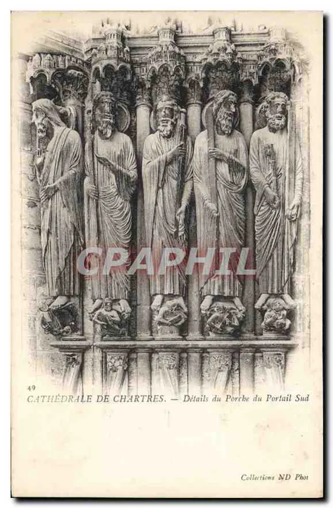 Cathédrale de Chartres — Details des Portals des Südportals — Collections ND Phot - Vorderseite