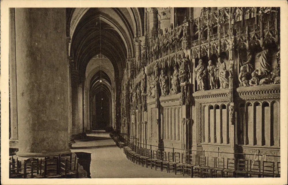 Chartres (Eure-et-Loir) — Innenansicht der Kathedrale — Les Éditions d'Art Interdite, Paris - Vorderseite