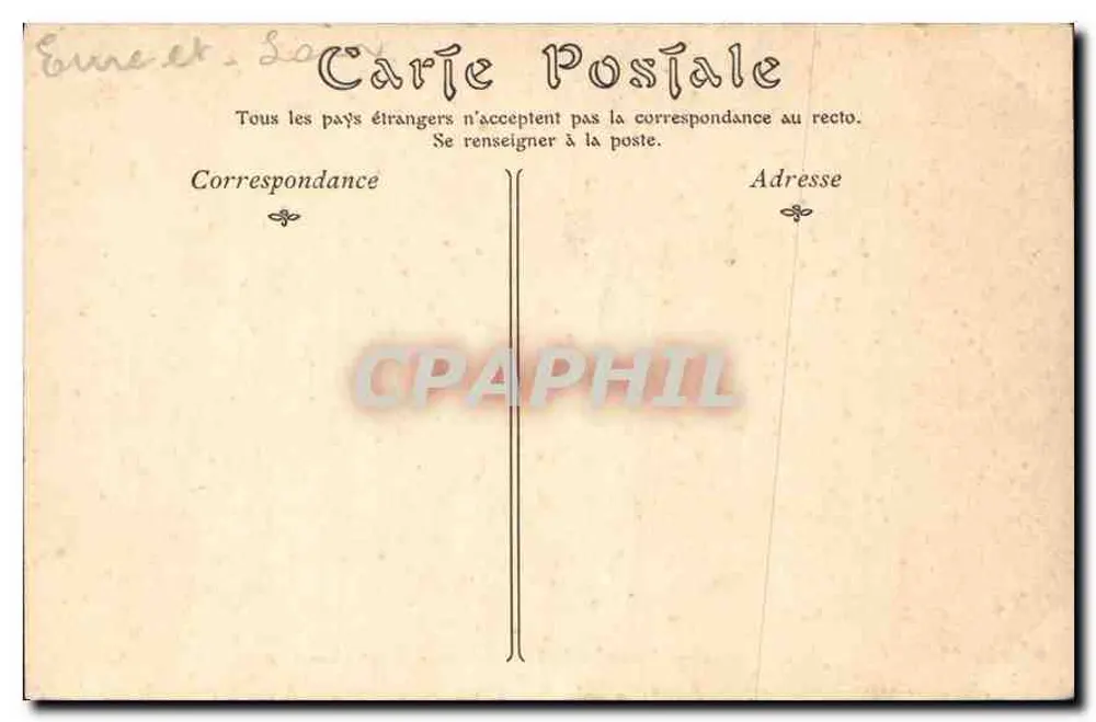 Kathedrale von Chartres — Fragment des Chor-Tours, 16. Jahrhundert — Collections ND Phot - Rückseite