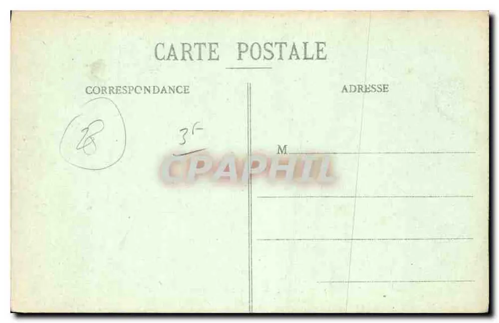 Chartres (E-et-L.) - Die Kathedrale - Reste des alten Jubés (13. Jahrhundert) — G. Foncault, Verlag, Dreux, n°254 - Rückseite