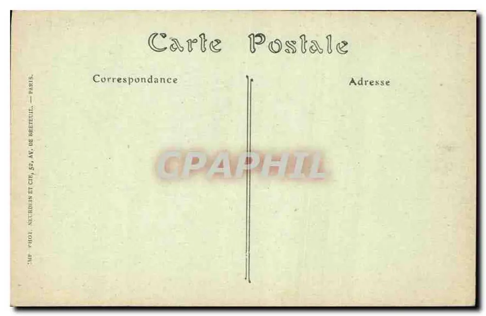Catedral de Chartres — Os Combles — ND Phot. - Verso