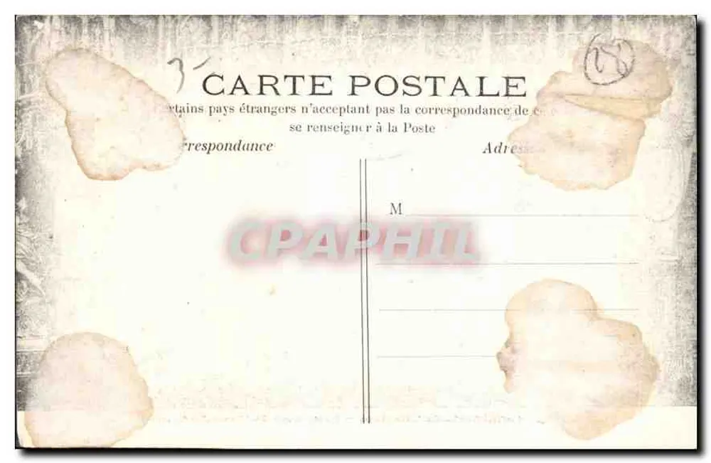 Kathedrale von Chartres — Fragment des Chorwegs — n°128 - Rückseite