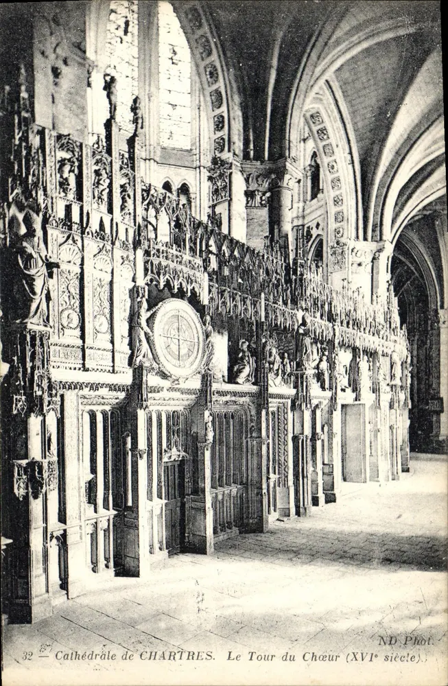 Kathedrale von Chartres — Der Chor-Turm (16. Jahrhundert) — ND Phot. - Vorderseite