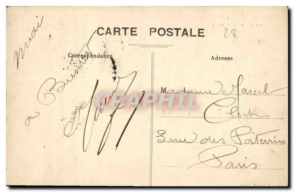 Chartres - Die Kathedrale (von dem 12. bis 16. Jahrhundert) - Verlag: C. P. A. (Nr. 225) - Rückseite