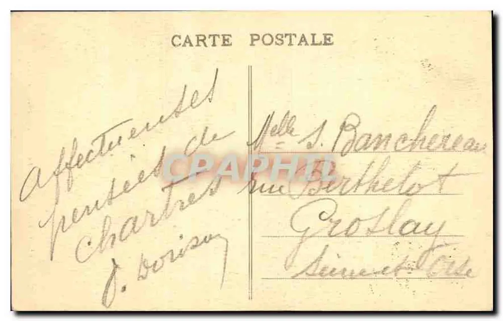 Chartres (E.-et-L.) — Portal Norte da Catedral — G. Foucault, editor, Dreux - Verso