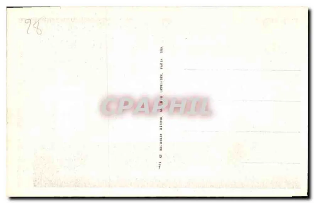 Kathedrale von Chartres — Kapelle Notre-Dame-sous-Terre — ND — Graphphil, n° 42 - Rückseite