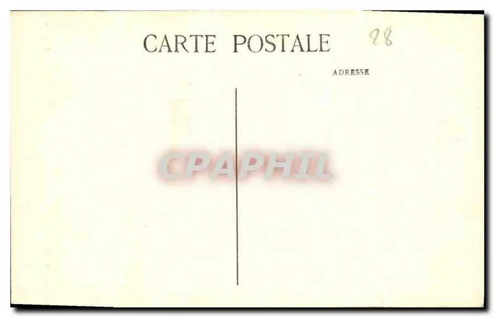 Eingeschlossene Jungfrau — Kathedrale von Chartres — Innenreproduktion — Cl. E. Houvet - Rückseite