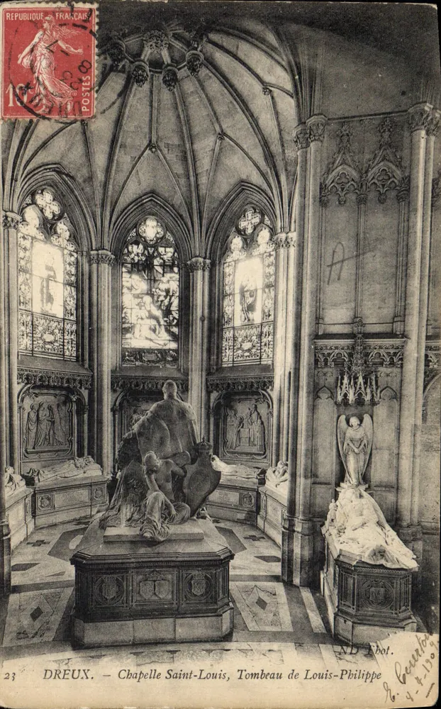 Dreux — Kapelle Saint-Louis, Grabmal von Louis-Philippe - Vorderseite