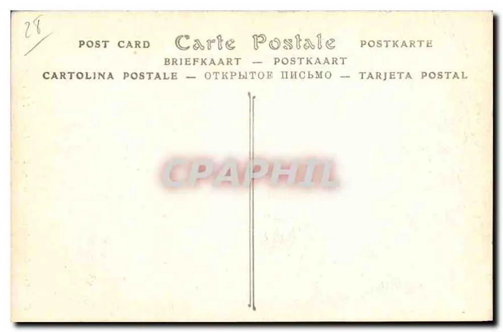 Cattedrale di Chartres — Facciata sud — Editore anonimo, n° 28 - Verso