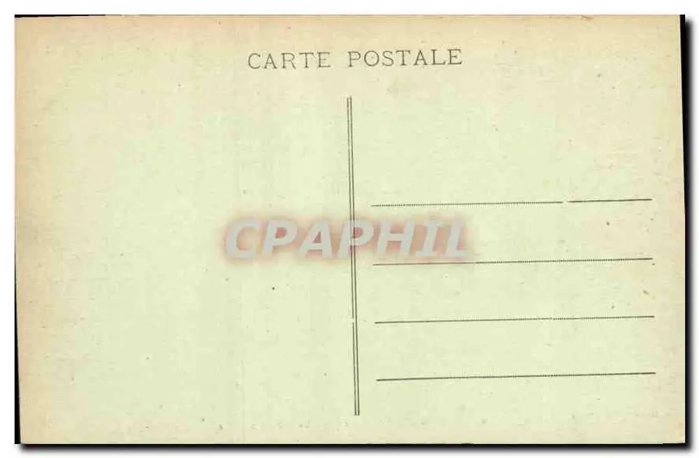Castelo de Anet (E.-et-L.) — A Sala dos Guardas — G. Foucault, editor, Dreux, n° 107 - Verso