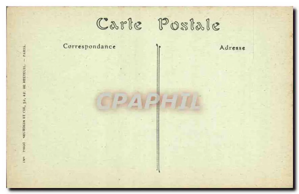 Kathedrale von Chartres — Fragment des Chorwegs, 17. Jahrhundert — ND. Phot. n°109 - Rückseite