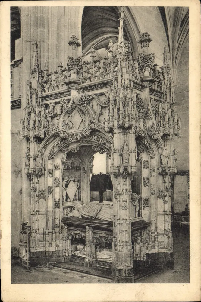 Túmulo de Marguerite d'Autrèche — Igreja de Brou — Edição dos Monumentos Históricos - Frente