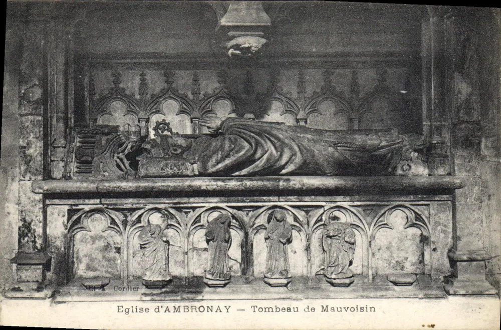 Kirche von AMBRONAY — Grabmal von Mauvoisin — Verlag Cordier - Vorderseite