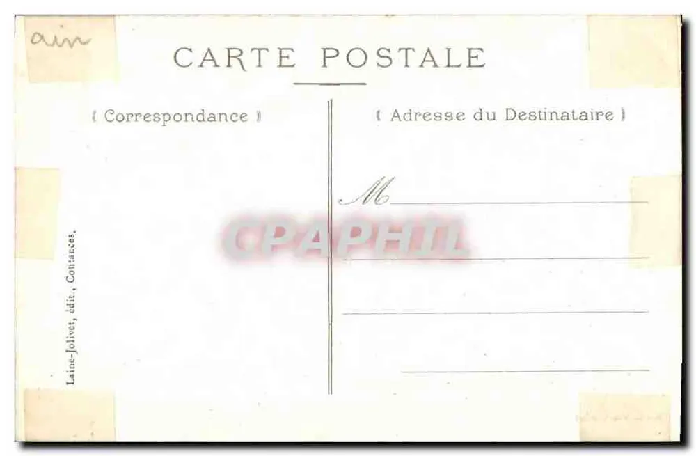 Hauteville-sur-Mer — Die Kirche — Laine-Jolivet, Verlag Contacces - Rückseite