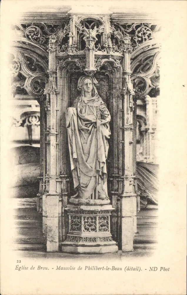 Kirche von Brou - Mausoleum von Philibert-le-Beau (Detail) - ND Phot - Vorderseite