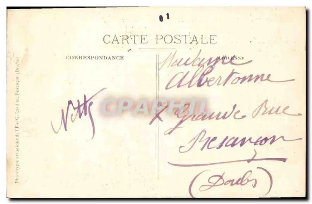 Bourg (Ain) — Igreja de Brou — C.L., B. - Verso