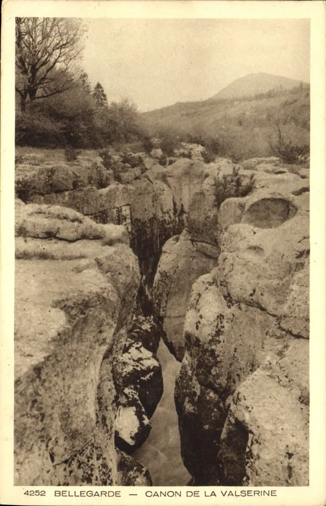 Bellegarde — Canyão da Valserine — Braun & Cie, Imp.-Edit., Mailhouse-Dormach - Frente