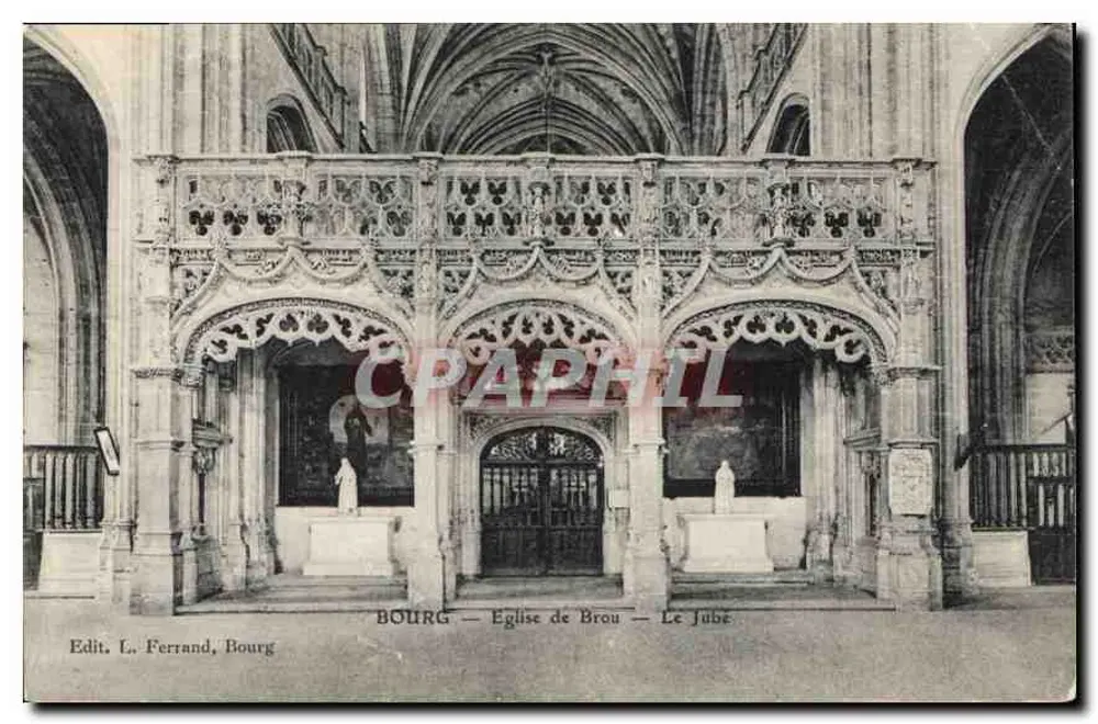 Bourg — Igreja de Brou — O Jubé - Frente