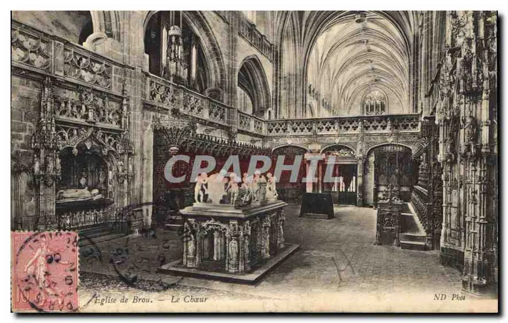 Igreja de Brou — O Coro — ND Poid - Frente
