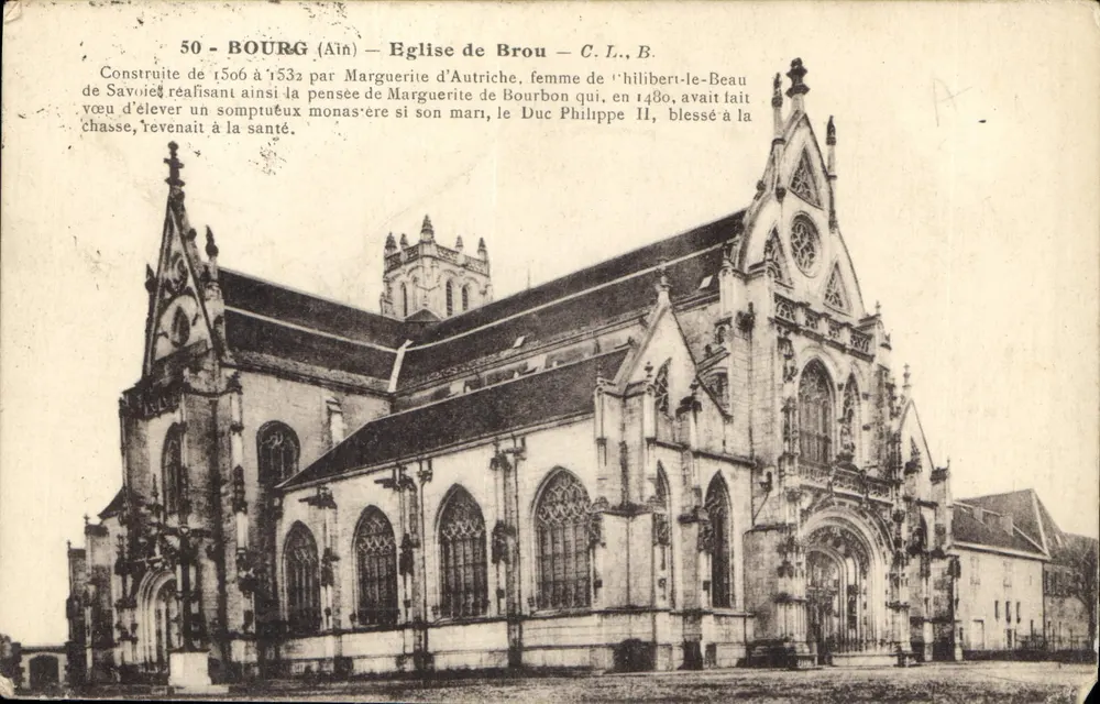 Bourg (Ain) — Igreja de Brou — C.L., B. — n°50 - Frente