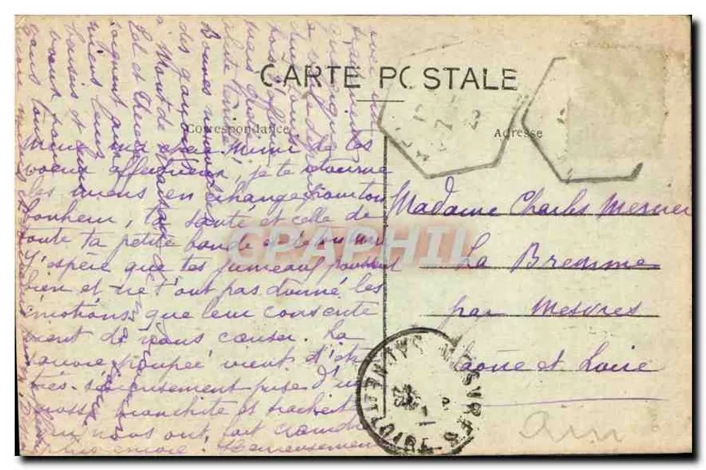 Église de Brou — Sainte Madeleine — B. Ferrand et fils, Bourg - Verso