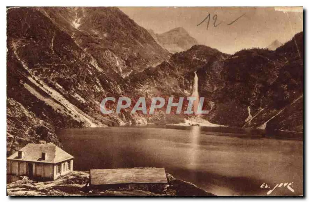 Lac d'Oô — Luchon, Superbagnères und Umgebung — Édition Jové, Pau (B.-P.) - Vorderseite