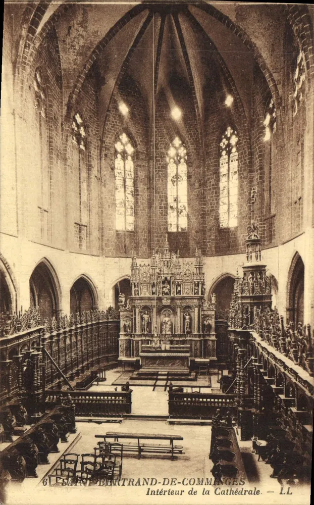 Saint-Bertrand-de-Comminges — Interior de la Catedral — LL - Anverso