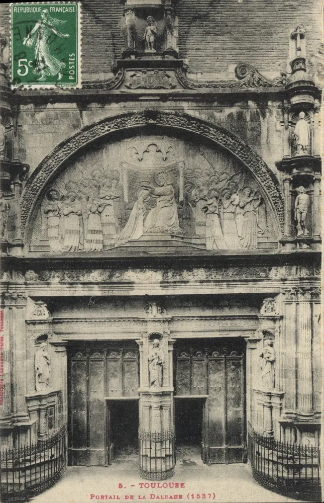 Portal da Dalbade — Toulouse (1537) — Editor Languide-Titer, Toulouse - Frente