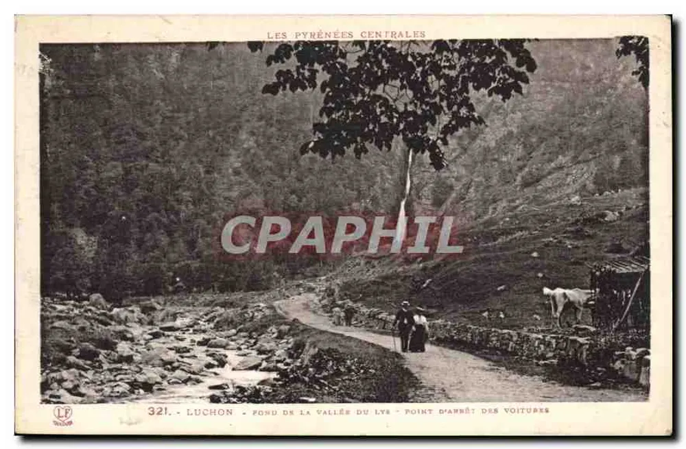 Luchon - See der Tal der Lys - Haltepunkt für Wagen — Zentrale Pyrenäen, n°321 - Vorderseite