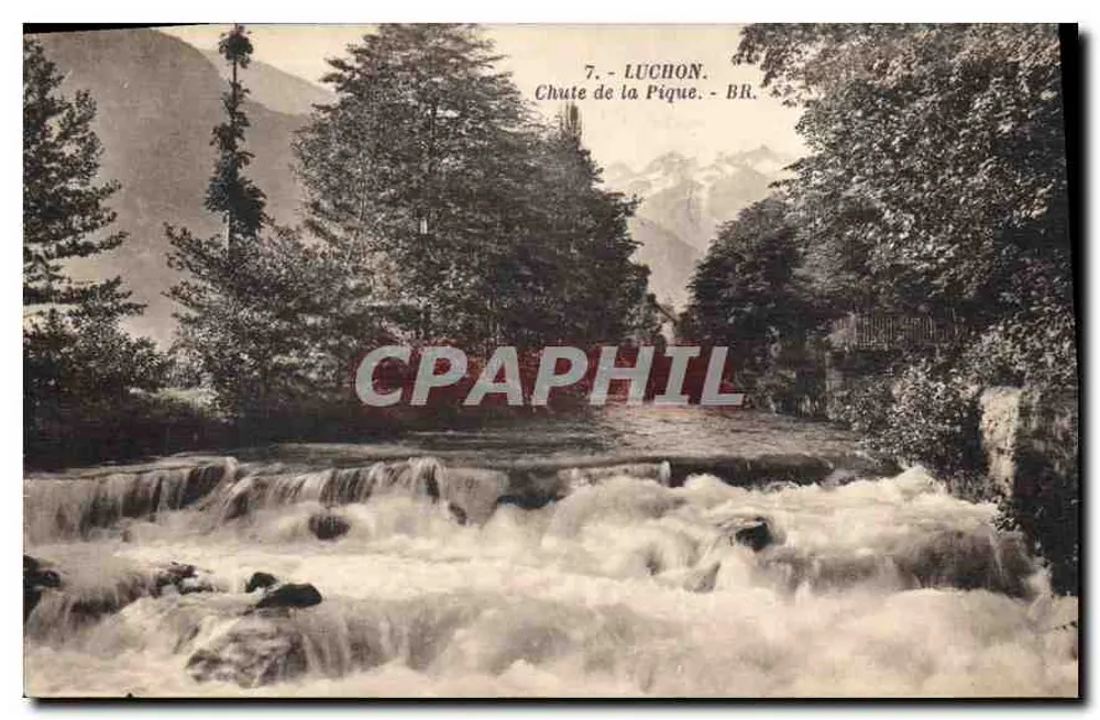 Luchon — Cachoeira da Pique — BR. — Bloc frères, Bordeaux - Frente