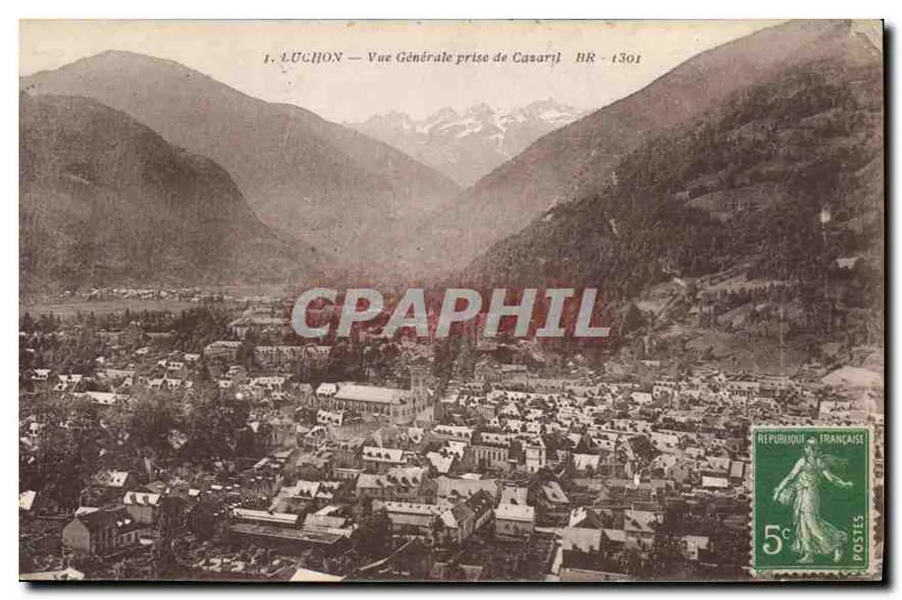 Luchon — Vista Geral tirada de Casaril — HR 1301 - Frente