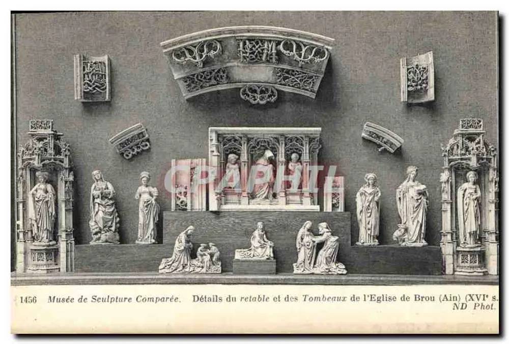 Details des Altars und Grabmale der Kirche von Brou (Ain) — 16. Jahrhundert — ND Phot. - Vorderseite