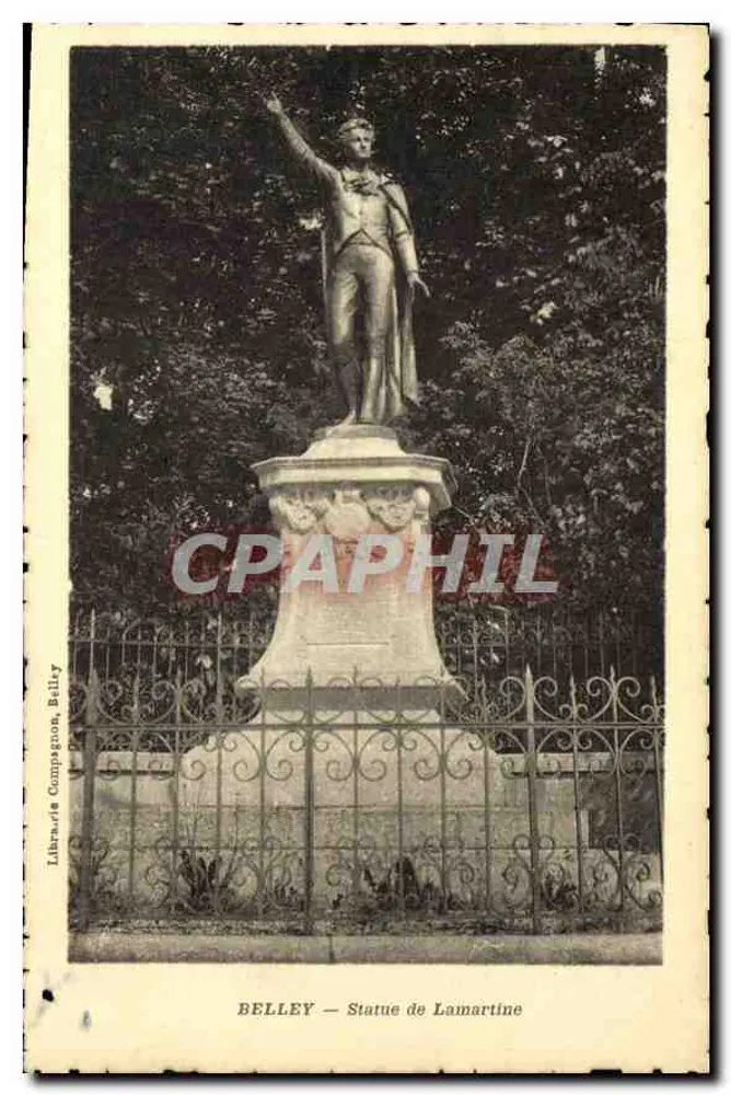 Belley — Statua Lamartine — Wydawnictwo Compson, Belley - Awers