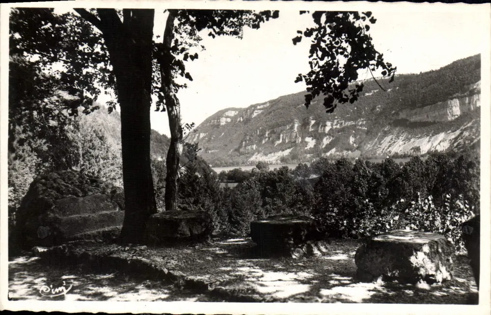 Nantua (Ain) — Vista das margens do Lago — Imprimerie Imp. Bacon - Frente