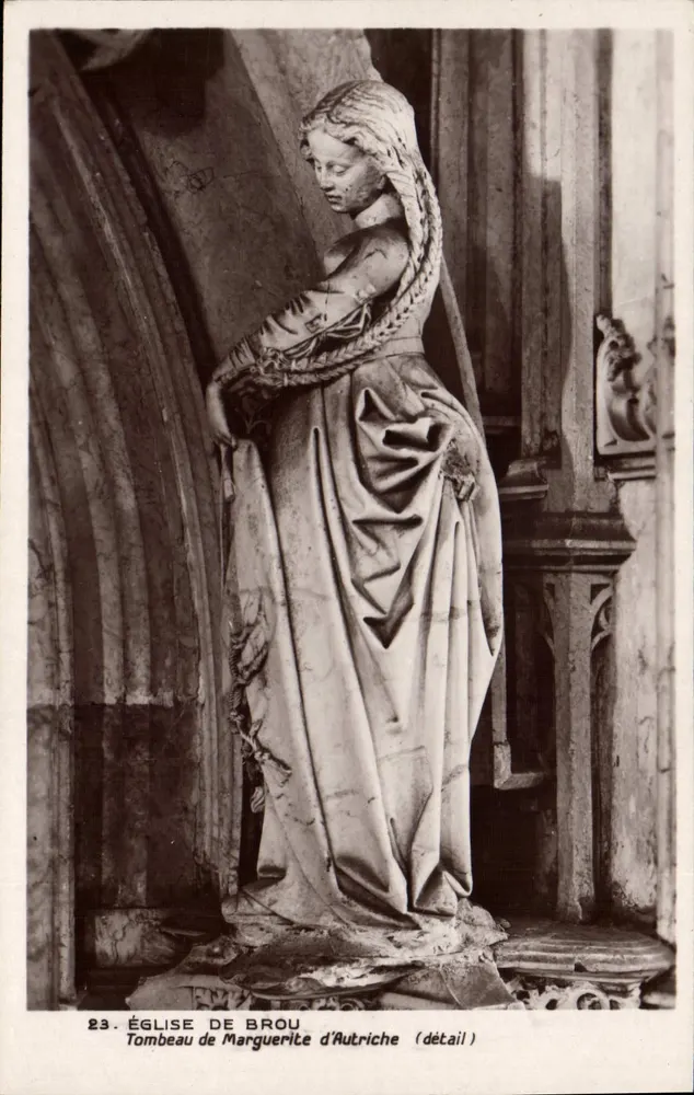 Kirche von Brou — Grabmal von Marguerite von Österreich (detail) — Historische Denkmäler - Vorderseite