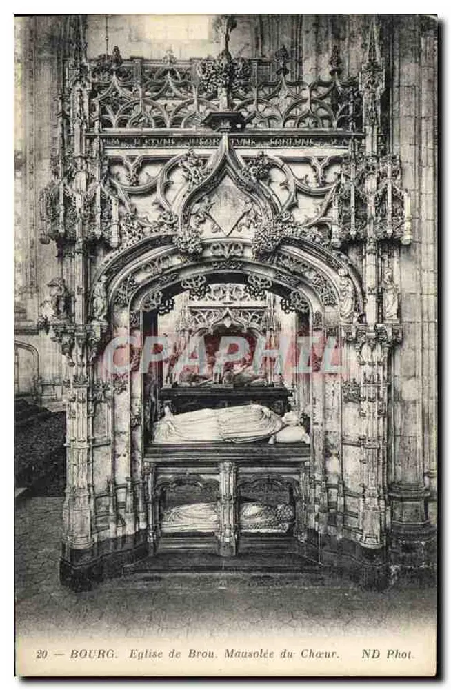 Bourg. Igreja de Brou. Mausoléu do Chaur — ND Phot. n°20 - Frente