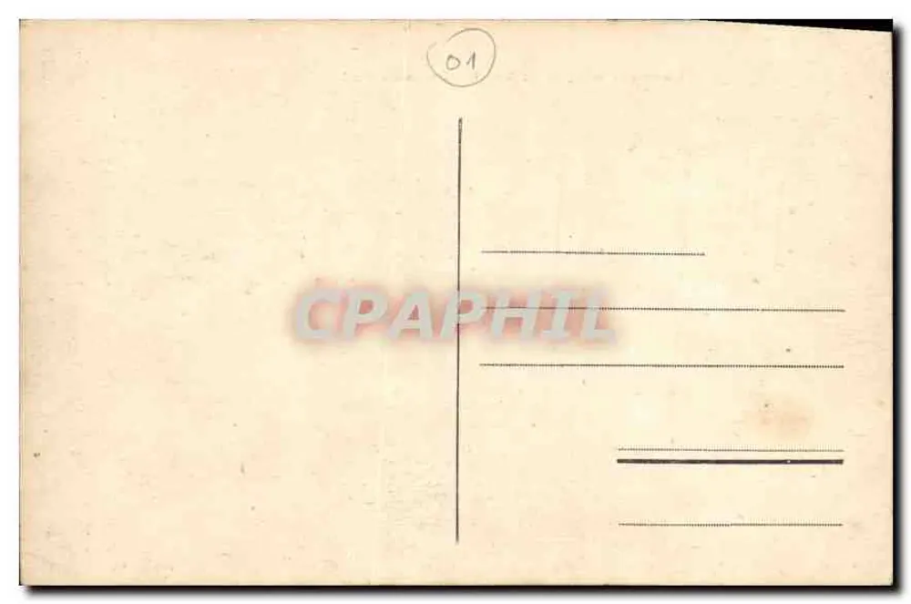 Bourg — Igreja de Brou — Conjunto Número 1 — Vve Ravier, editora - Bourg - Verso