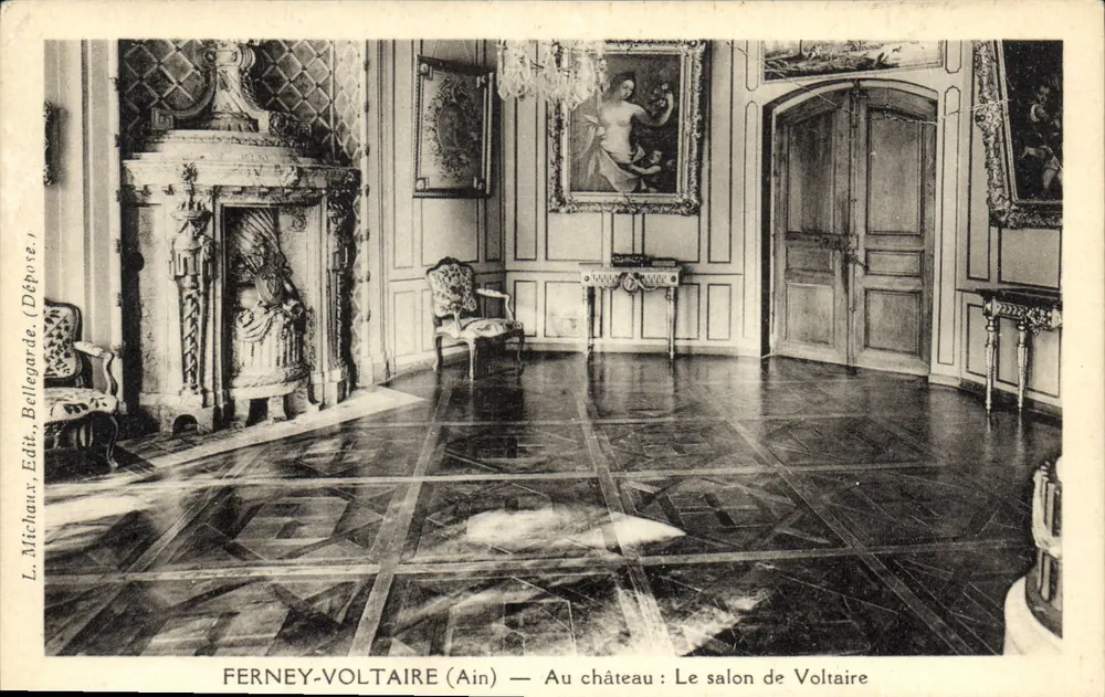 Ferney-Voltaire (Ain) — Am Schloss: Voltaires Wohnzimmer — L. Michaux, Verlag Bellegarde (Depot) - Vorderseite