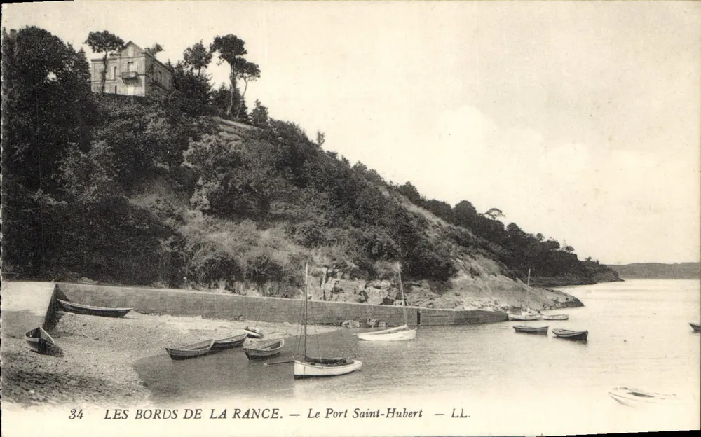 Die Ufer der Rance — Hafen Saint-Hubert — LL. — Nr. 34 - Vorderseite