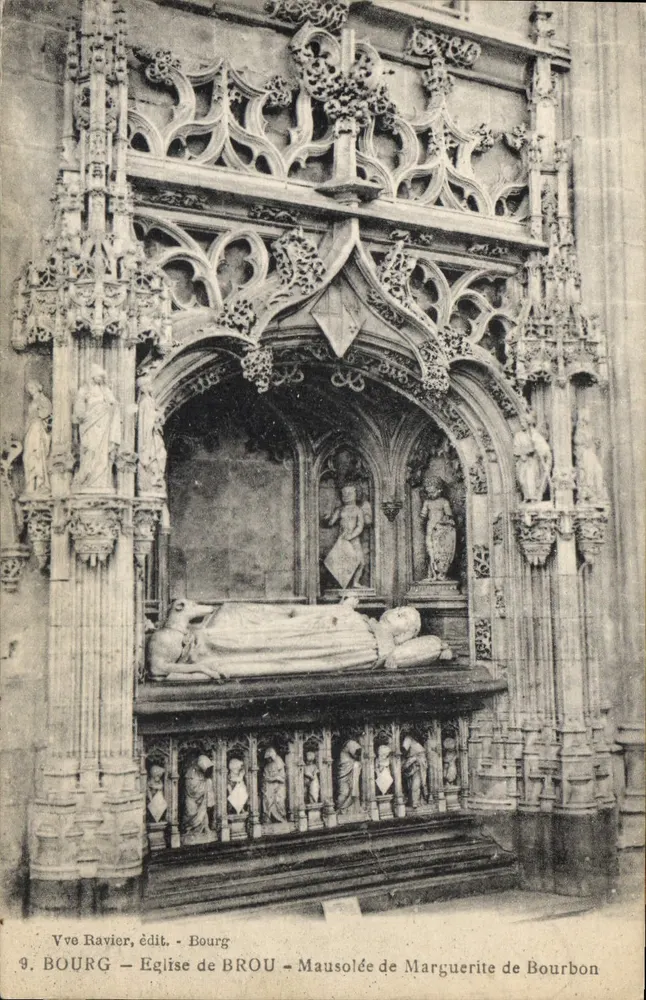 Bourg - Église de Brou - Mausolée de Marguerite de Bourbon - Vorderseite